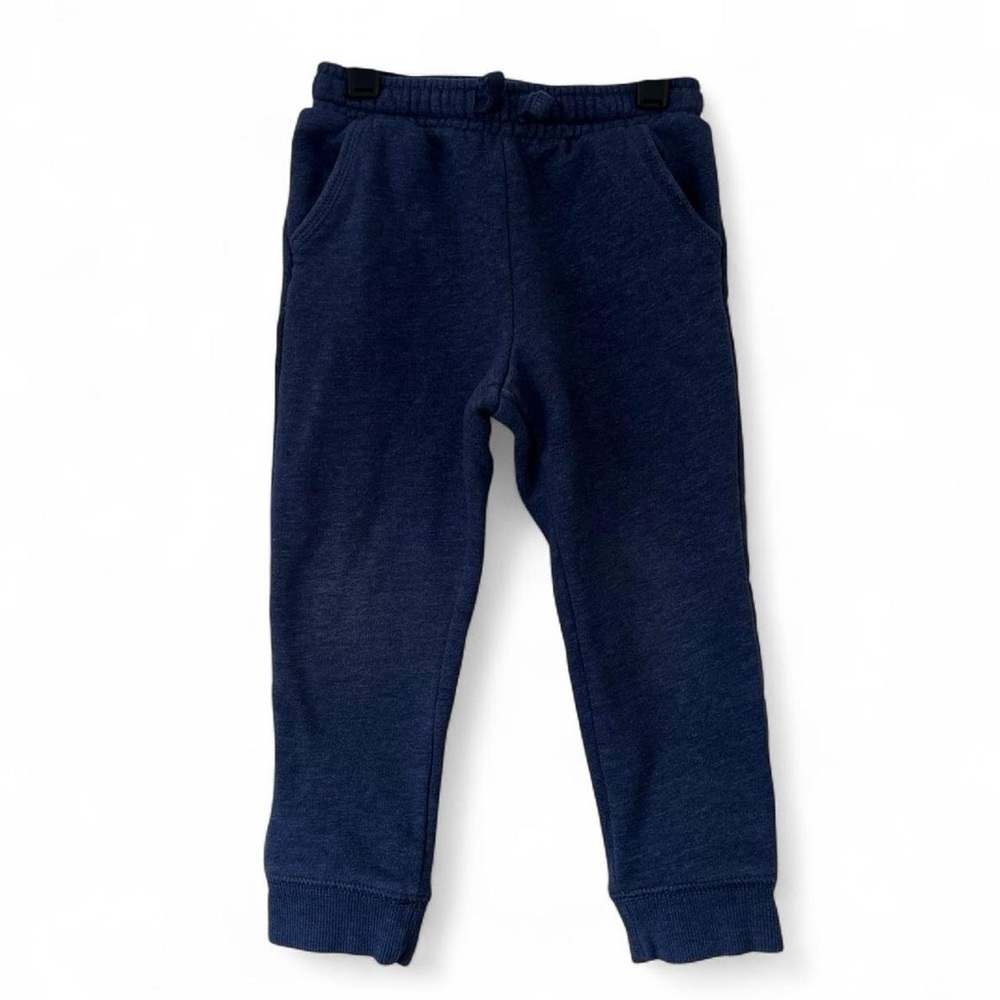 Navy Blue Cat & Jack 3T Boy Jogger Sweatpants Skinny Ankle Pockets Drawstring